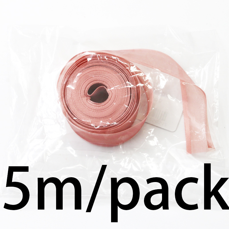 (5メートル/パック)2.5cm幅オーガンザリボン　幅広リボ - Wedding Supply Wholesale のレビューと価格